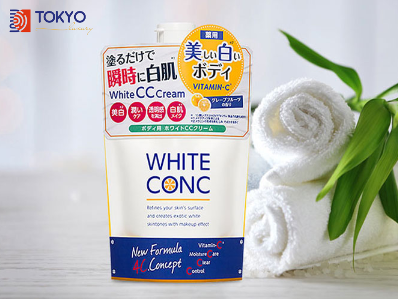 tắm trắng vitamin c cam