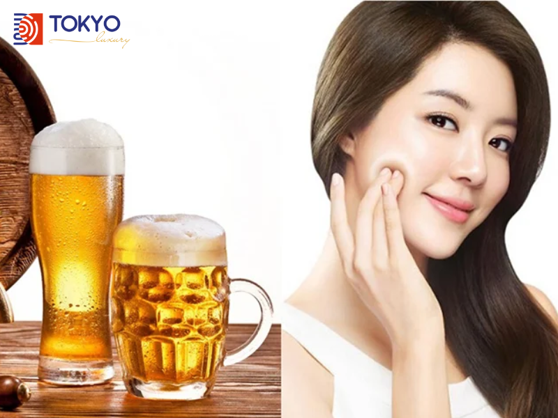tắm trắng bằng bia với mật ong