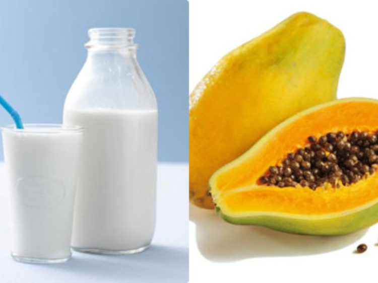 tắm trắng bằng đu đủ