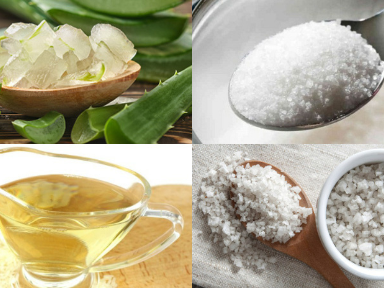 tắm trắng bằng nha đam ngâm giấm