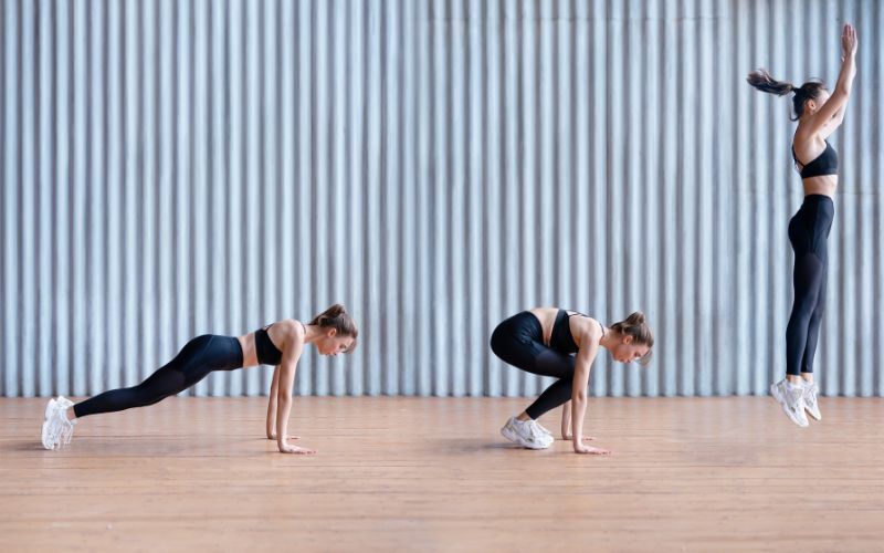 Burpee (Bài Tập Toàn Diện) - bài tập thể dục giảm béo toàn thân
