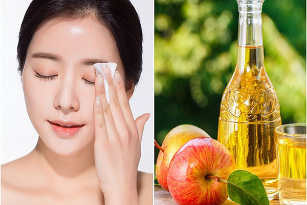 tác dụng của giấm táo với da mặt